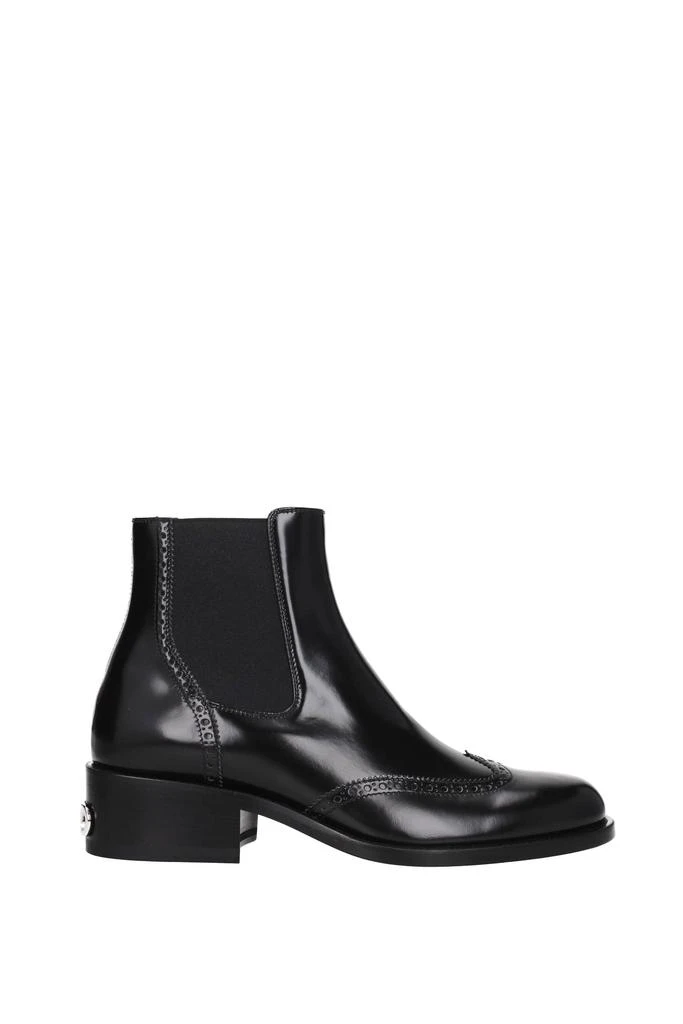 Fendi Ankle Boot Leather Black 1