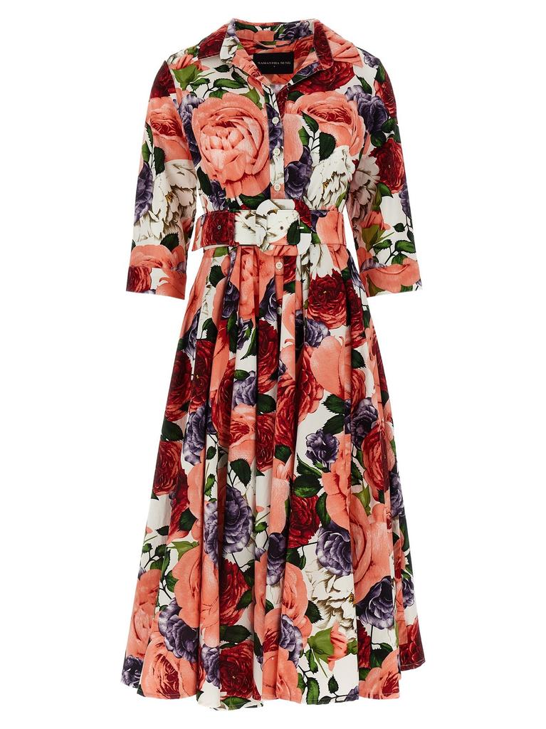 SAMANTHA SUNG Samantha Sung Abelia Floral Dress