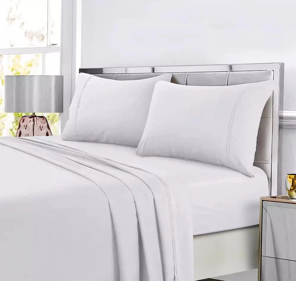 Tribeca Living Super Soft Solid Easy-Care Extra Deep Pocket Sheet Set, Twin XL 1