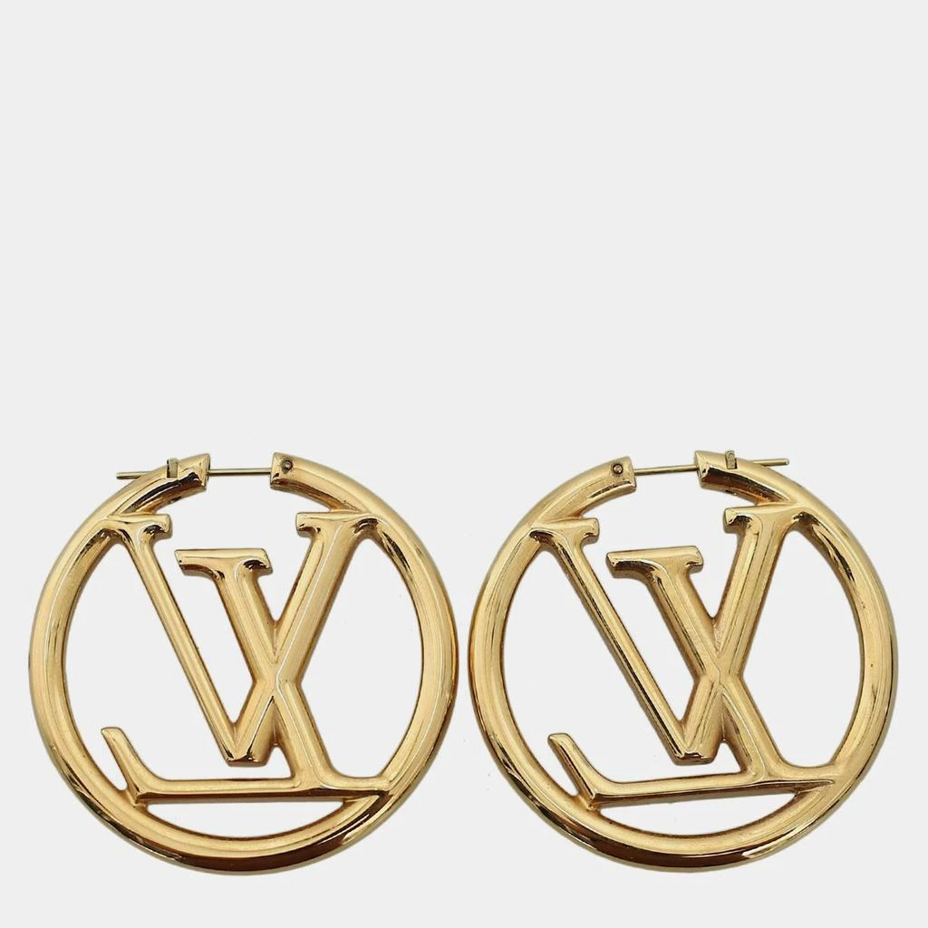Louis Vuitton Louis Vuitton Louise Hoop GM Earrings 2
