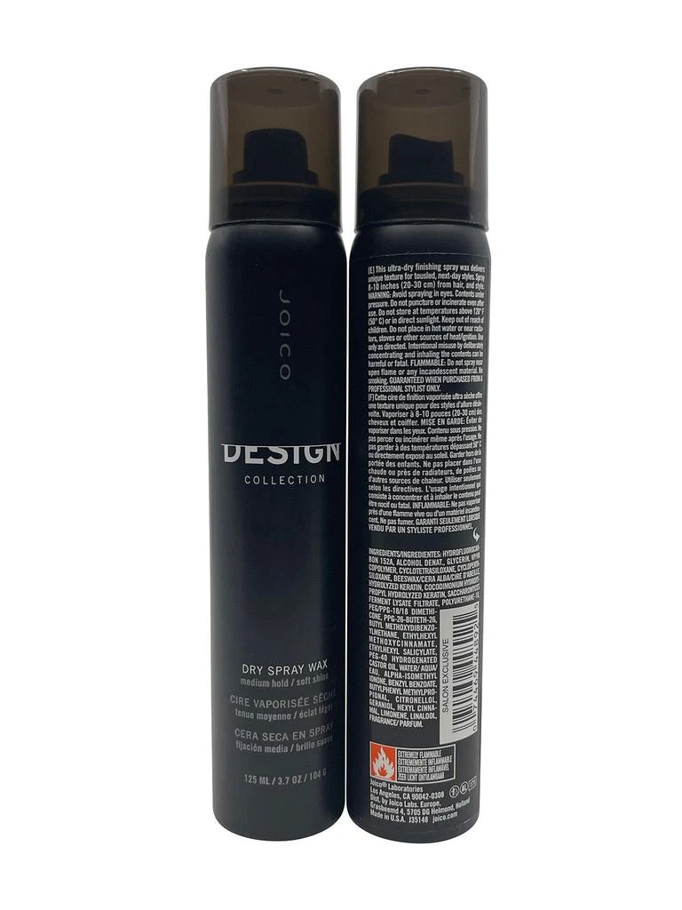 JOICO Design Collection Dry Spray Wax Medium Hold Soft Shine 3.7 OZ Set of 2 2