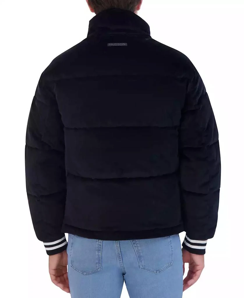 Hudson Men's Corduroy Varsity Puffer Jacket 2