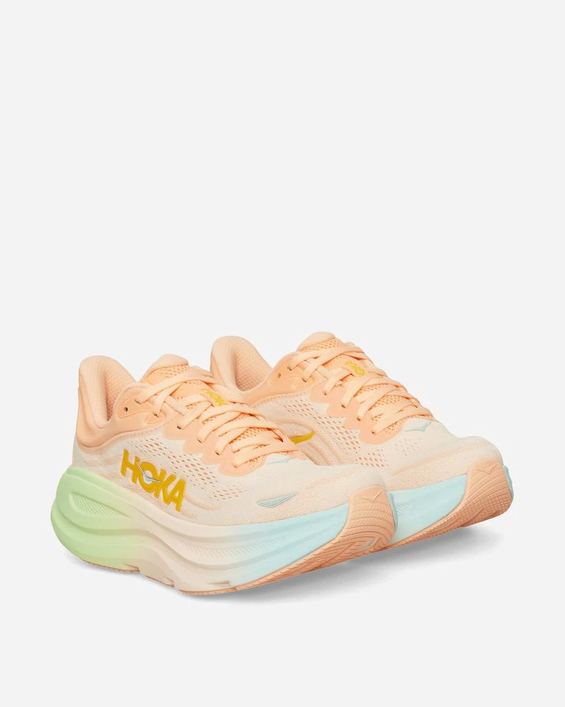 Hoka One One Men's Bondi 9 Sneakers Frost / Pale Tangerine 2