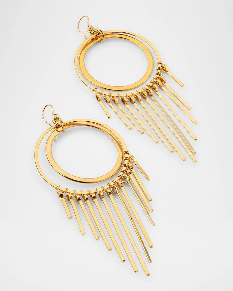 Devon Leigh 18K Gold-Plated Fringe Earrings 3
