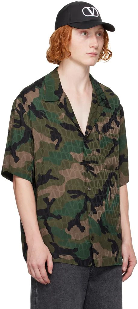 Valentino Green Camouflage Shirt 2