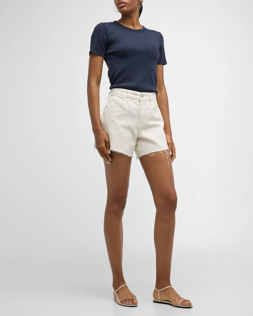 VERONICA BEARD Ellis Mid-Rise Denim Shorts 3