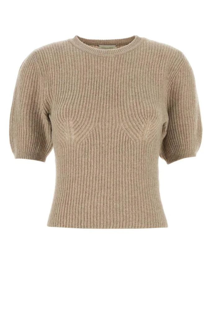 Magda Butrym Magda Butrym Short Sleeve Ribbed Jumper from Cettire