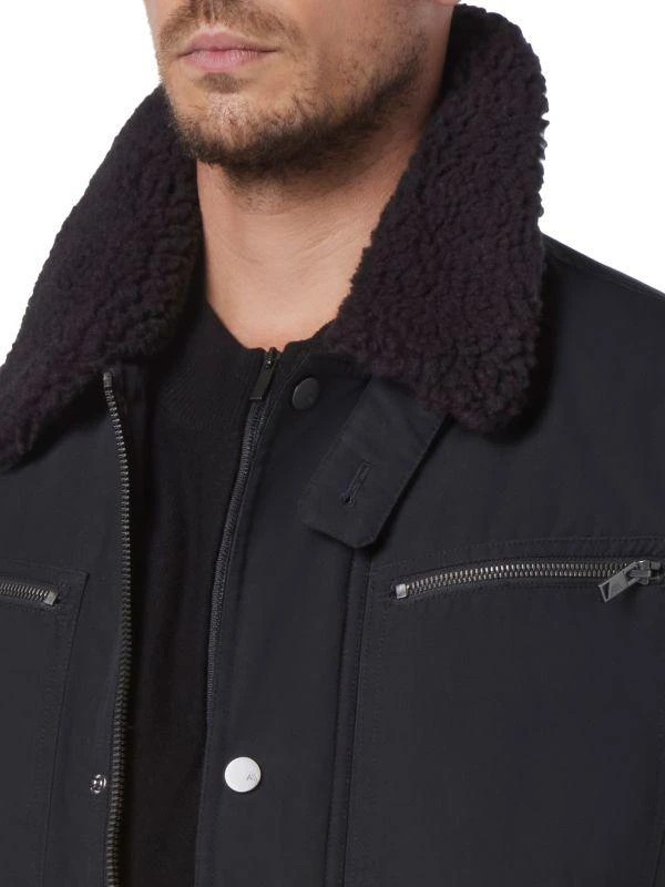 Andrew Marc Randall Faux Shearling Bomber Jacket 5