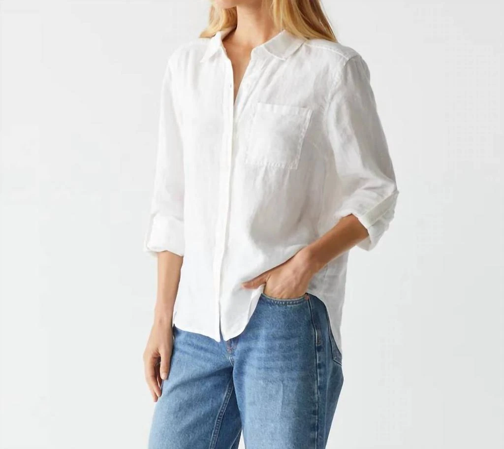 Michael Stars Michael Stars - Spencer Linen Button Down Top 2