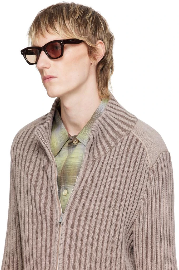 BONNIE CLYDE Brown Room Service Sunglasses 4