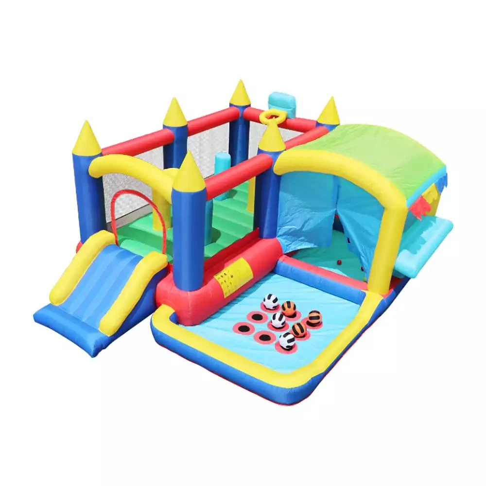 Streamdale Furniture 7-in-1 Inflatable Bouncy House with Ball Pit 10