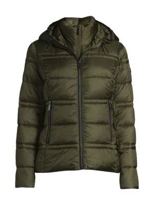 MICHAEL Michael Kors Missy Quilted & Hooded Puffer Jacket 4