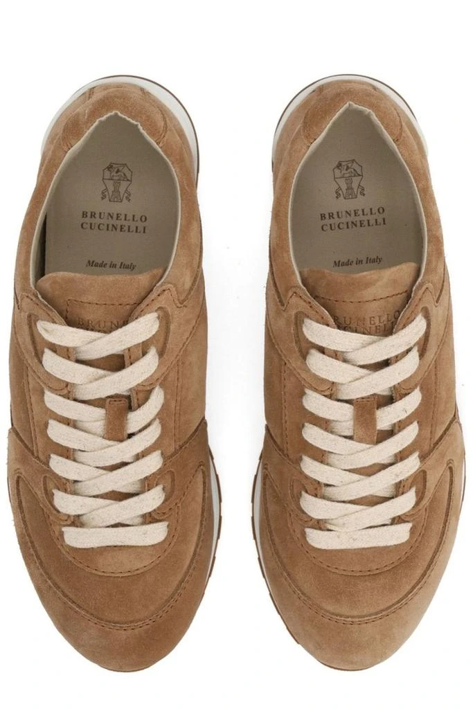 Brunello Cucinelli Brunello Cucinelli Panelled Low-Top Sneakers 5