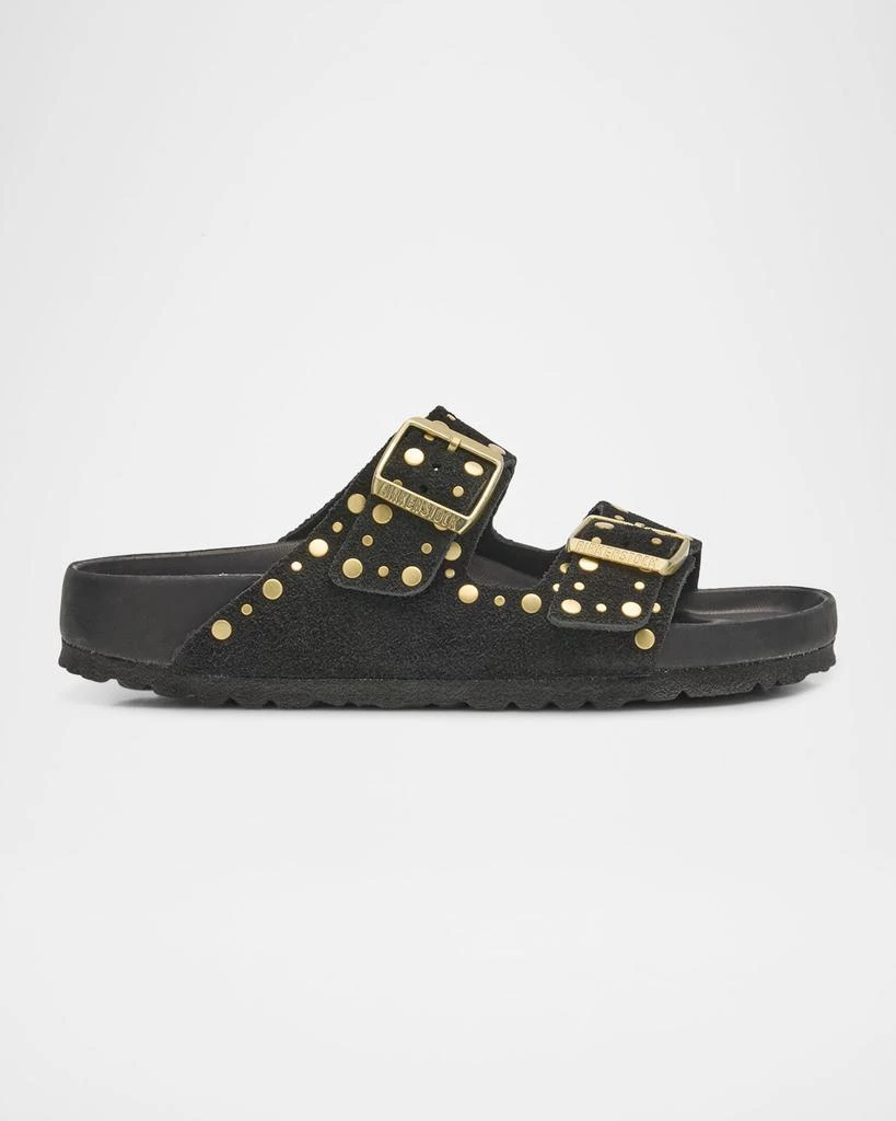 Birkenstock Arizona Exquisite Rivets Suede Sandals 1