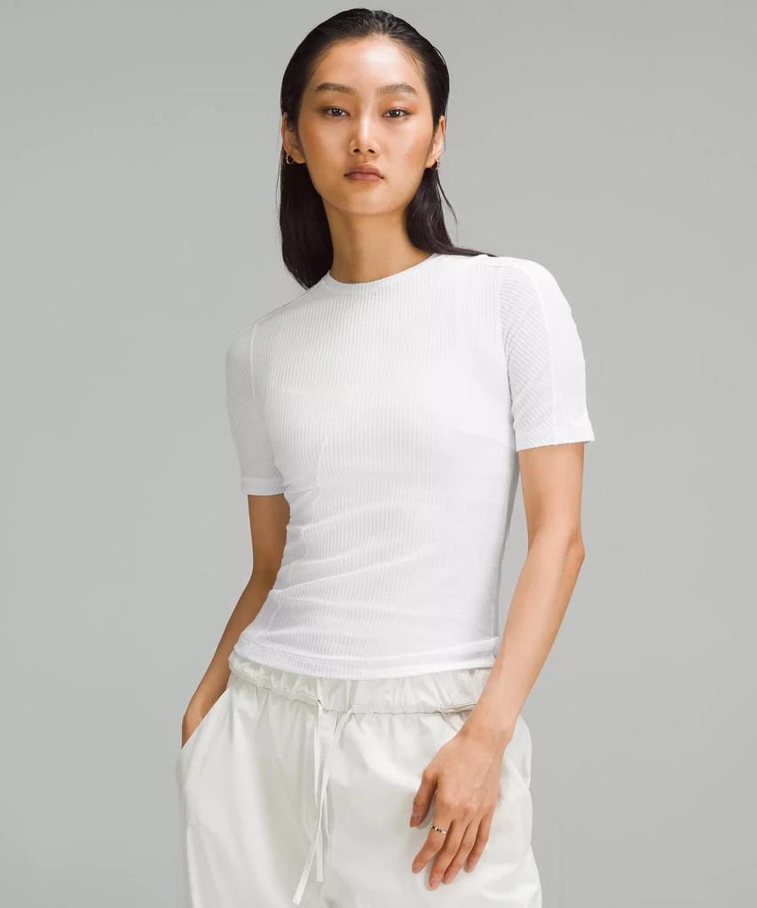 lululemon Asymmetrical Ribbed Cotton T-Shirt 4