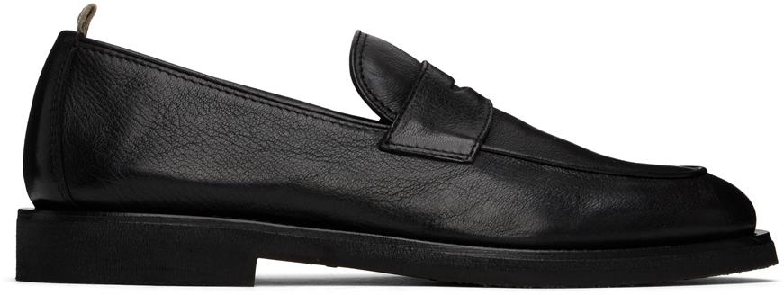 Officine Creative Black Opera Flexi 101 Loafers