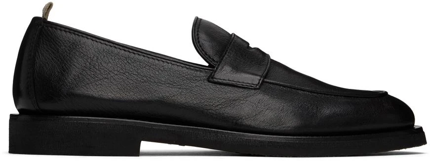 Officine Creative Black Opera Flexi 101 Loafers 1