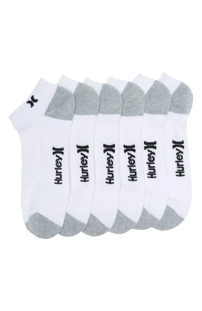 Hurley Pack of 6 Terry Ankle Socks 1