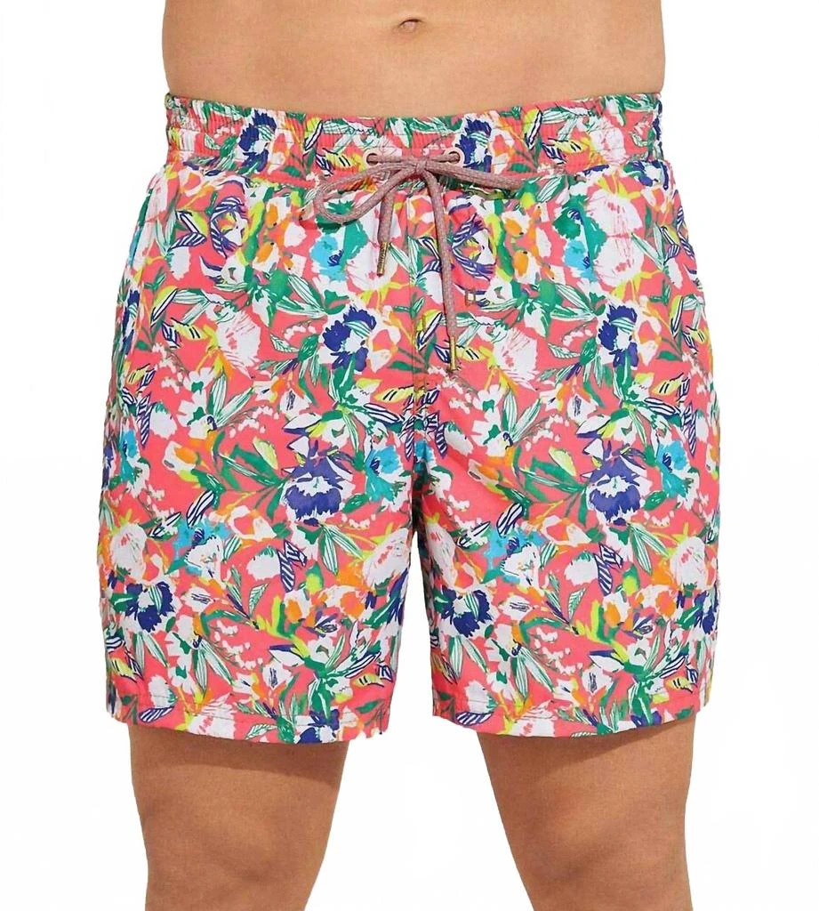 Maaji Sailor Trunks In Pink Multi