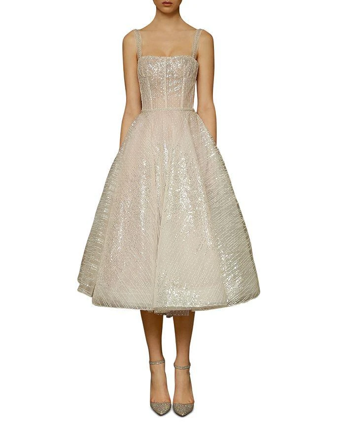 BRONX AND BANCO Mademoiselle Bridal Midi Dress 1