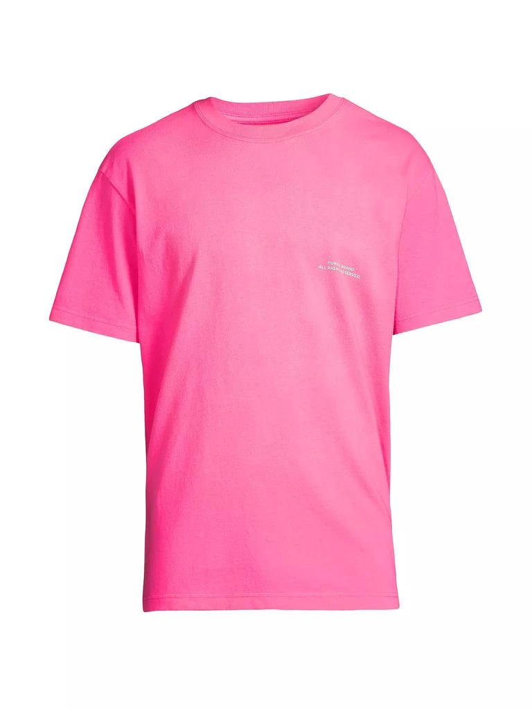 Purple Brand Logo Cotton T-Shirt 1