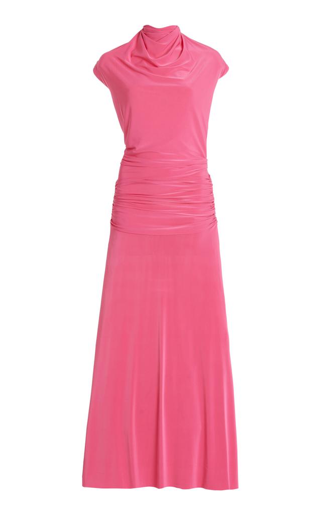 SIEDRÉS SIEDRÉS - Hesc Open-Back Jersey Maxi Dress - Pink - XS - Moda Operandi