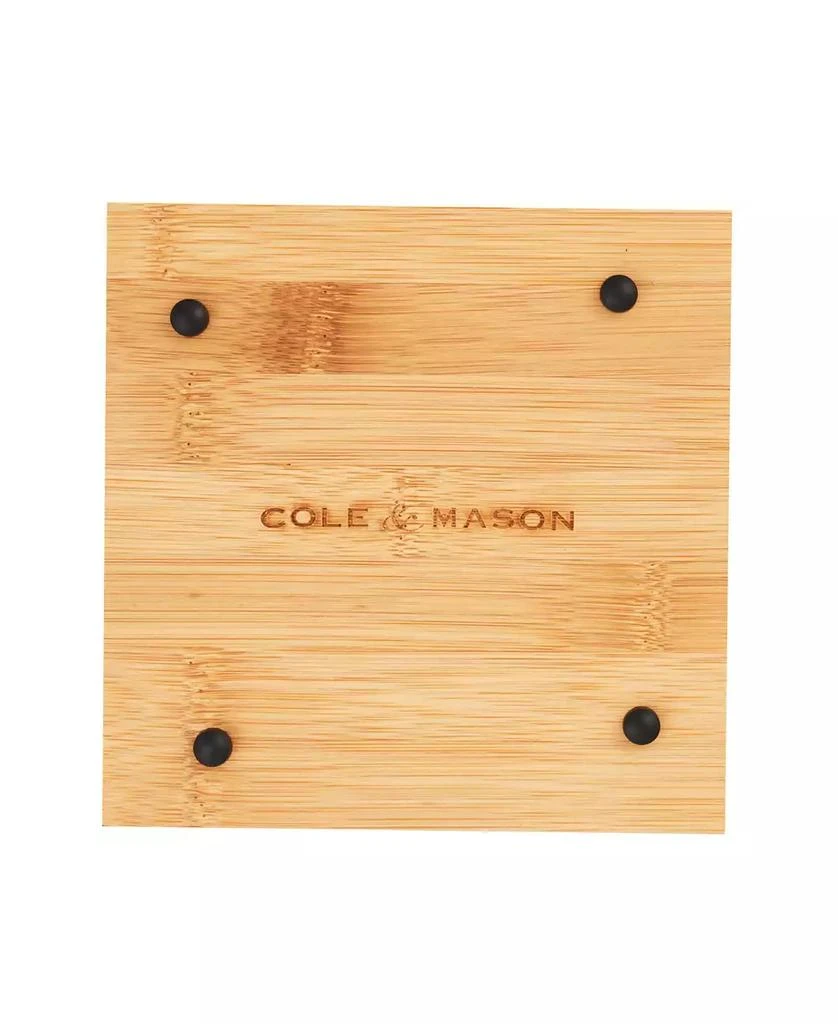 Cole & Mason Blyth Classic Bamboo 16 Jar Carousel Spice Rack 4
