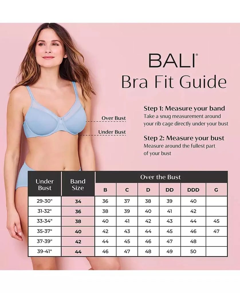 Bali Double Support Cotton Wireless Bra with Cool Comfort 30 4