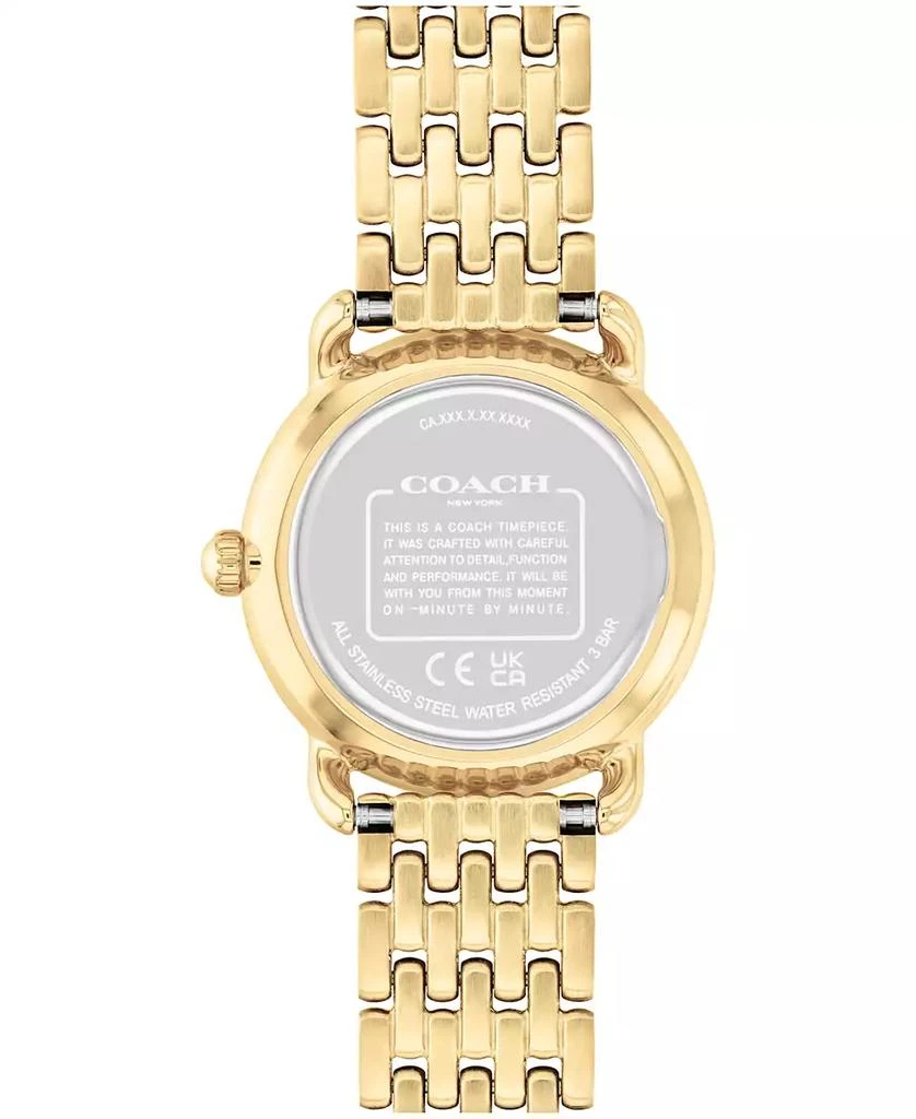 COACH Women's Gold Elliot Stainless Steel Watch 28mm 3