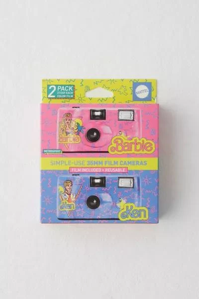Retrospekt Retrospekt X Mattel Barbie & Ken Simple-Use 35mm Film Camera Set 4