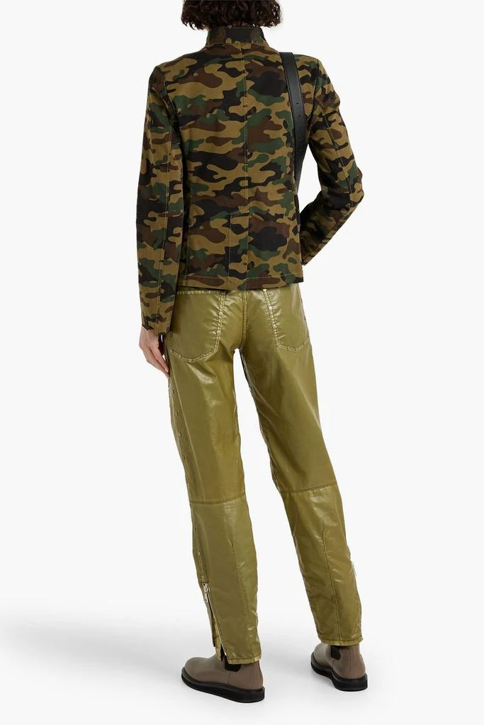 NILI LOTAN Cambre camouflage-print cotton-blend twill jacket 3