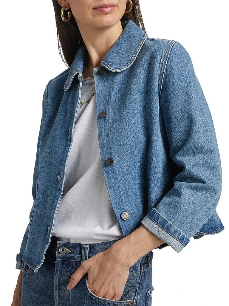 ba&sh Tiny Denim Jacket 6
