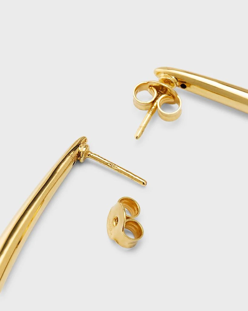 Lisa Nik Golden Dreams 18K Yellow Gold Linear Bar Earrings 4