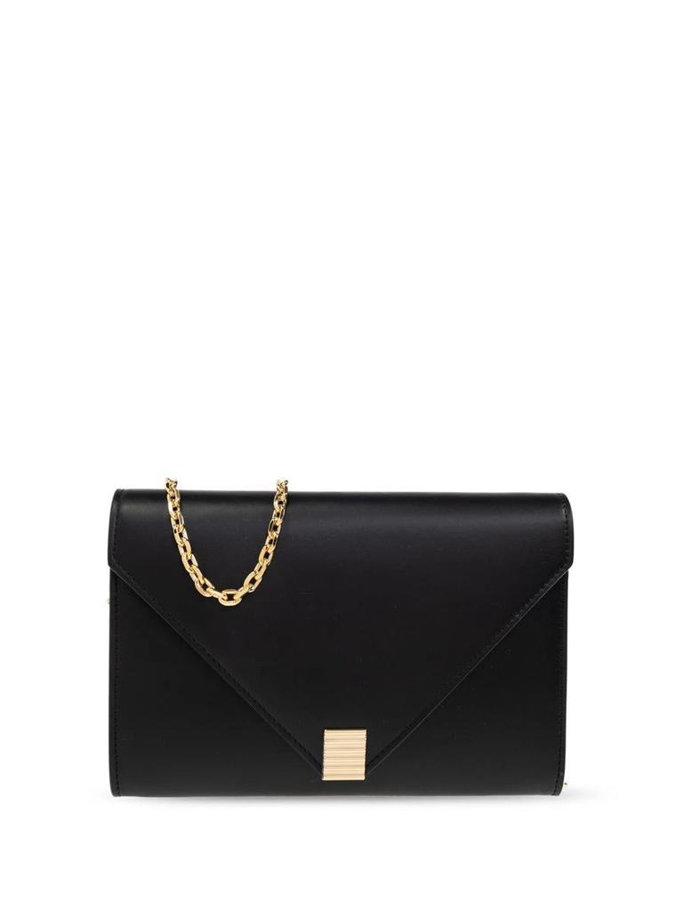 ショルダーバッグ・ポシェット Lanvin Concerto Arpege Black Leather Chain Wallet Concerto Arpege Leather Bag | Lanvin