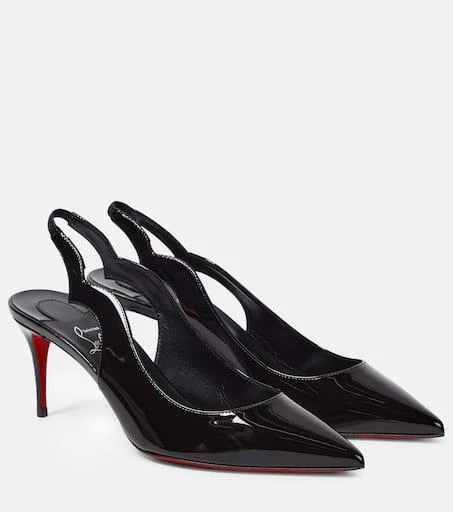 Christian Louboutin Hot Chick Sling patent leather slingback pumps 1