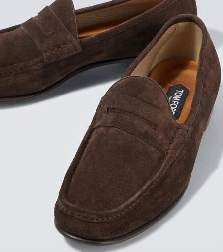 Tom Ford York suede penny loafers 3
