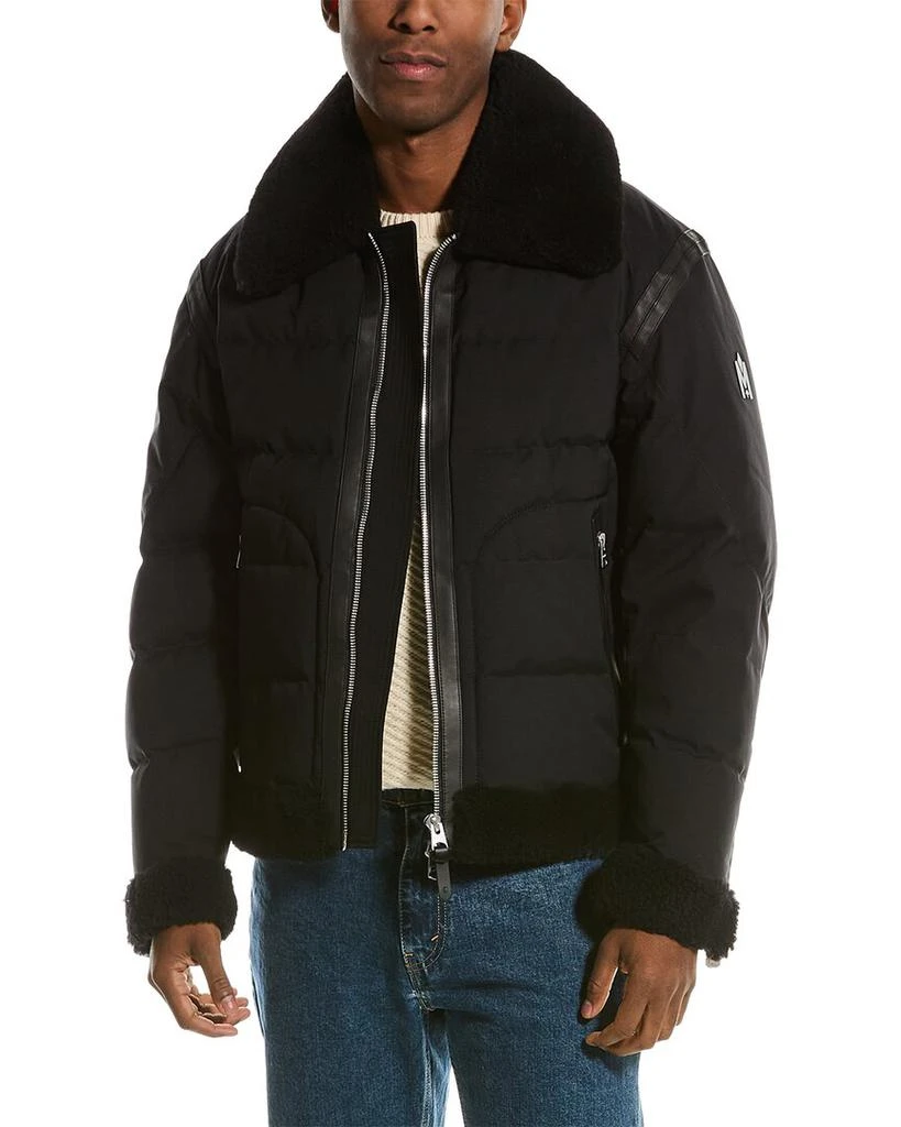 Mackage Mackage Solomon Leather-Trim Jacket 1