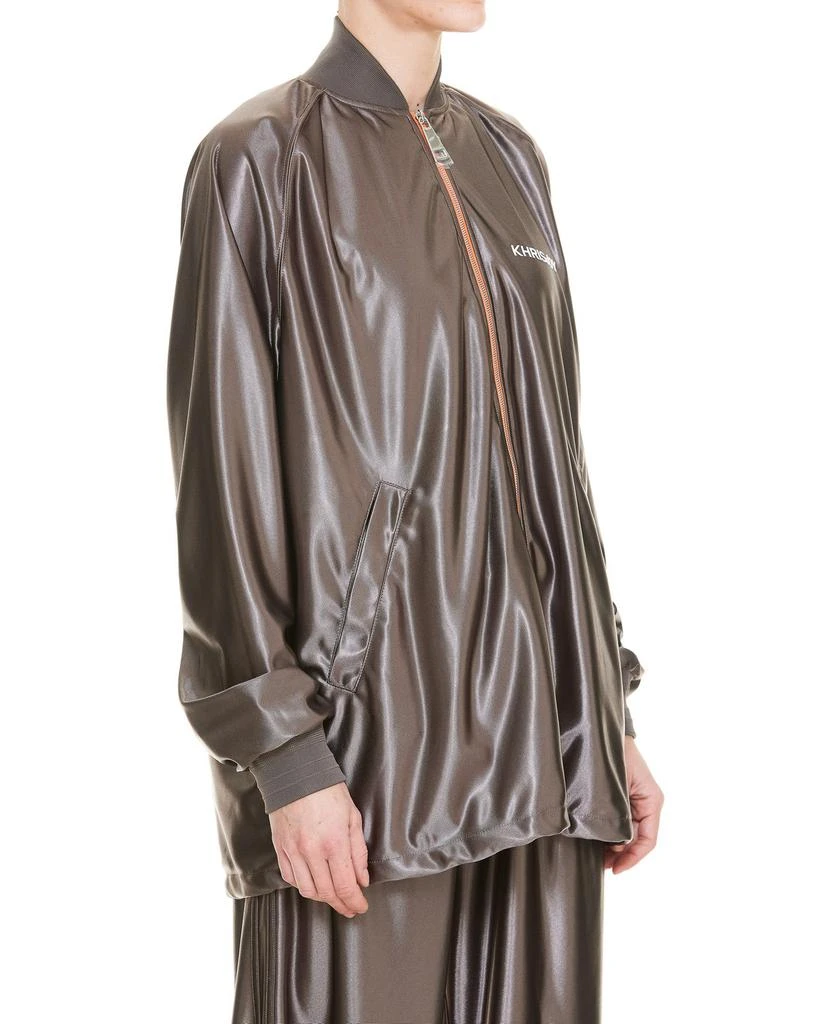 Khrisjoy Khrisjoy Logo Printed Zipped Jacket 4