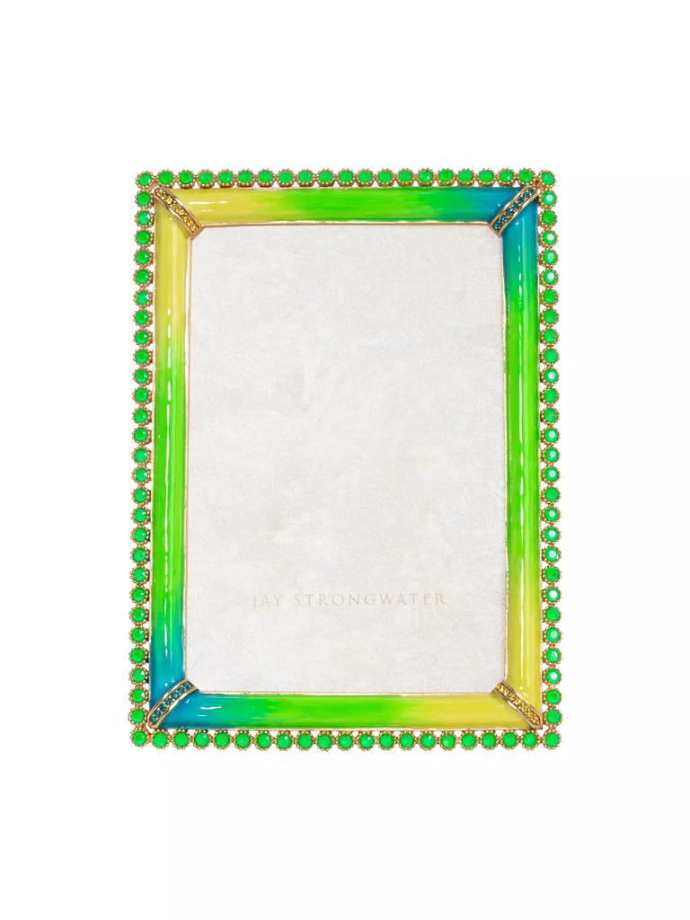 Jay Strongwater Lorraine Stone Edge 4'' X 6'' Frame
