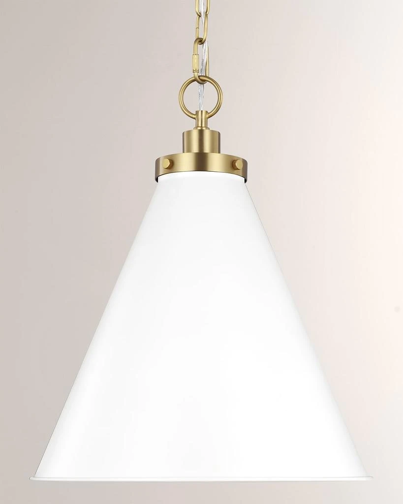 Visual Comfort Studio Wellfleet Medium Cone Pendant By Chapman 
Myers 2