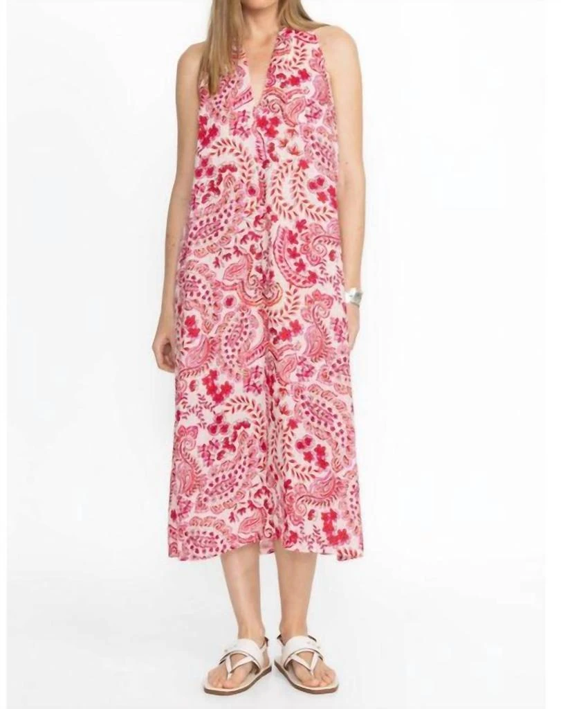 chinese dress ladies Johnny Was Calme Linen Button-Down Mini Dress  AfterRetail