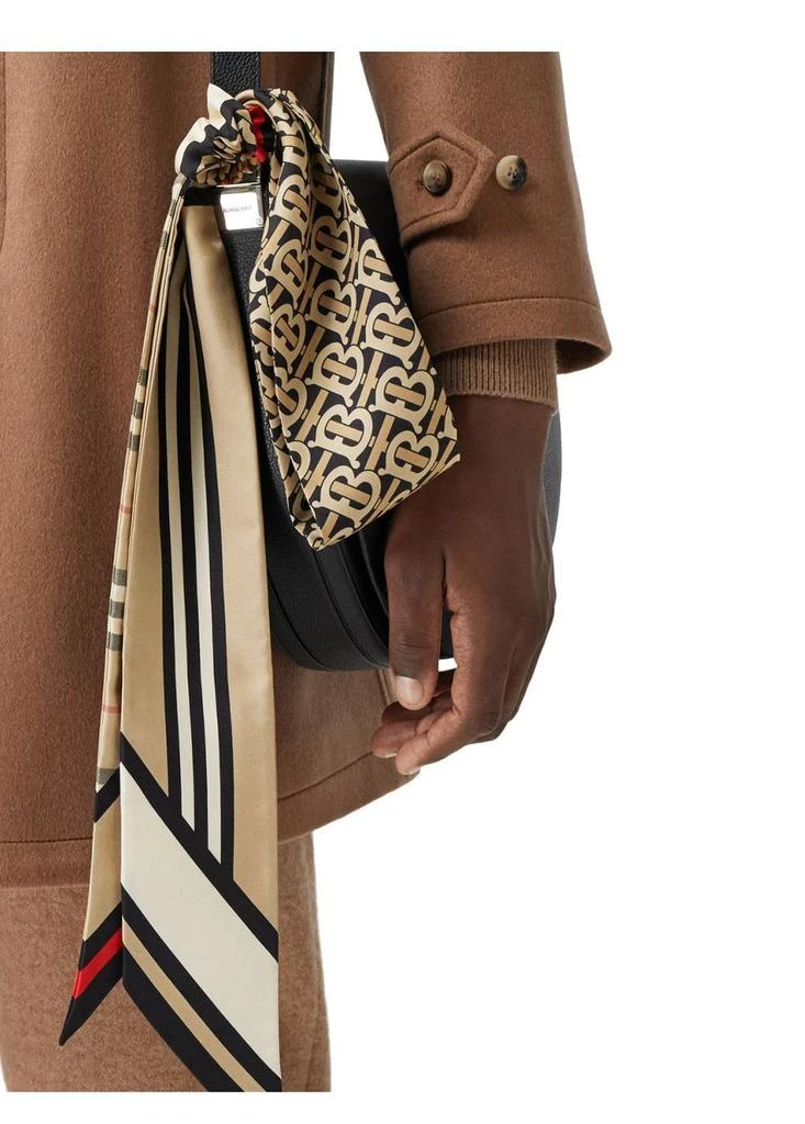 Burberry Montage print silk skinny scarf 3