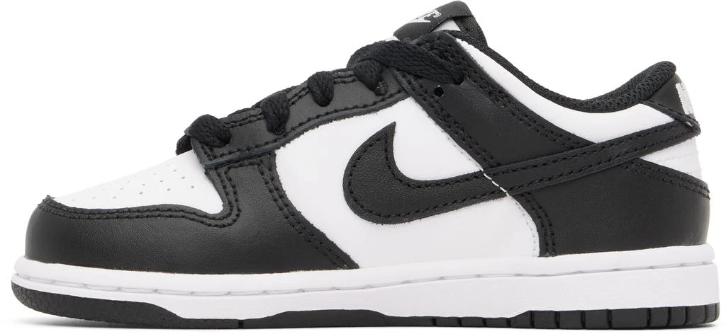 NIKE Little Kids White 
Black Dunk Low Sneakers 3