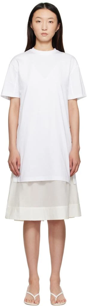 White Oversized T-shirt Combo Midi Dress  On Sale Now with Up to 61% Off |  Discover Exclusive Deals & Savings at BeyondStyle  Authentic 3.1 Phillip  Lim women|mid length dresses with