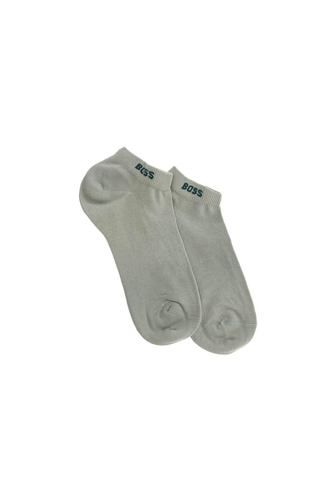 Hugo Boss light and dark green slim fit socks set of 2 cotton comfort