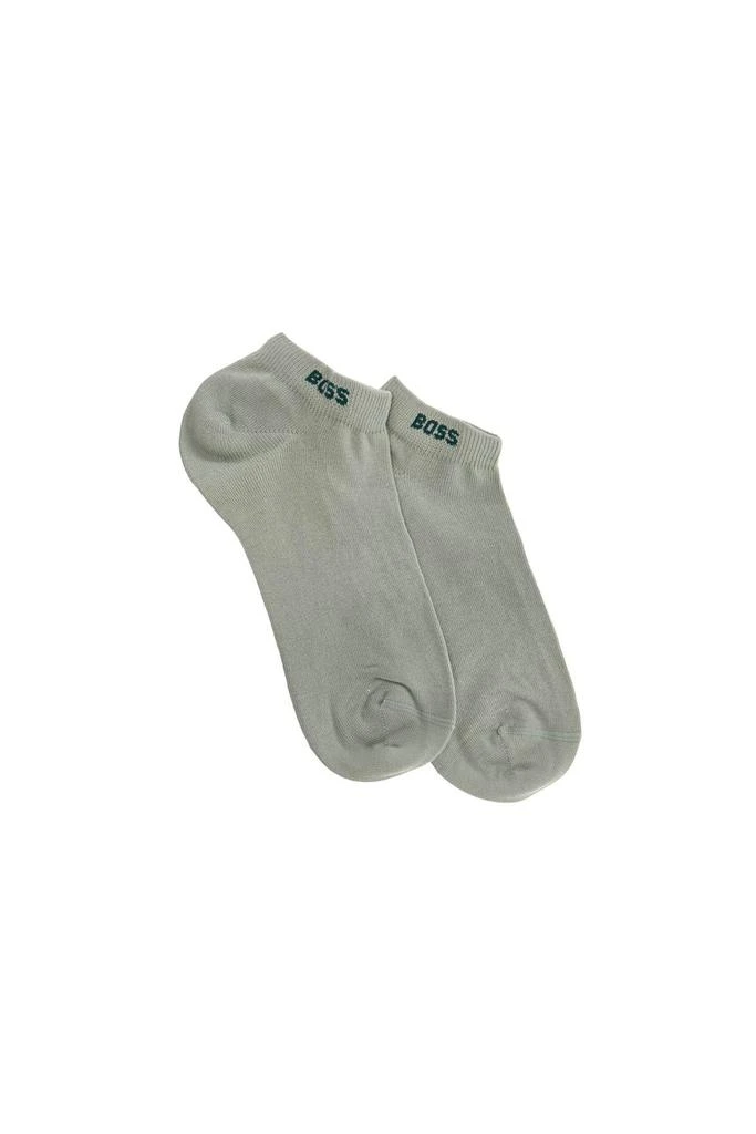 Hugo Boss light and dark green slim fit socks set of 2 cotton comfort 2