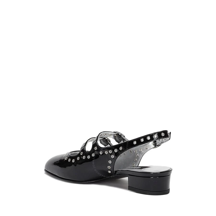 Carel Ladies Black Patent Queen Slingback Mary Janes 3