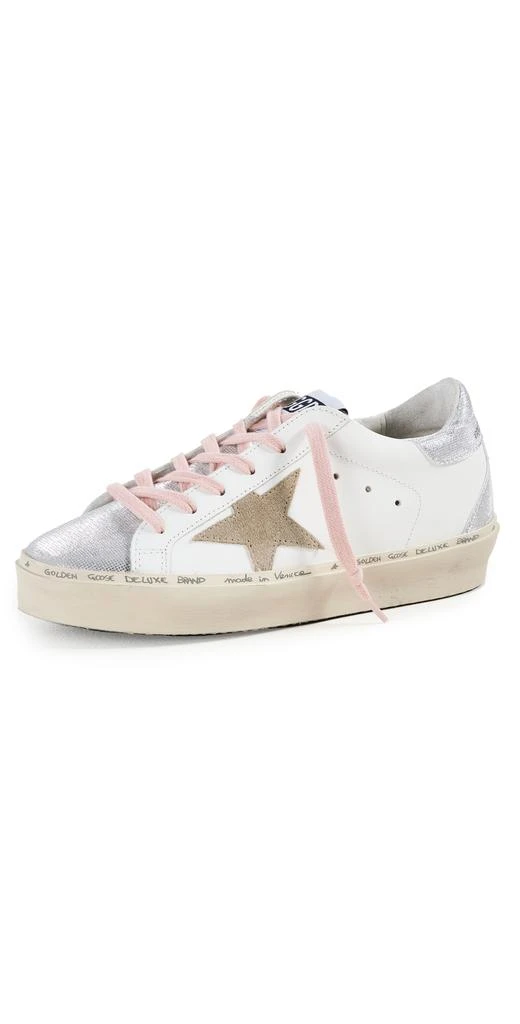 Golden Goose Hi Star Classic Sneakers with Spur Glitter Toe 1