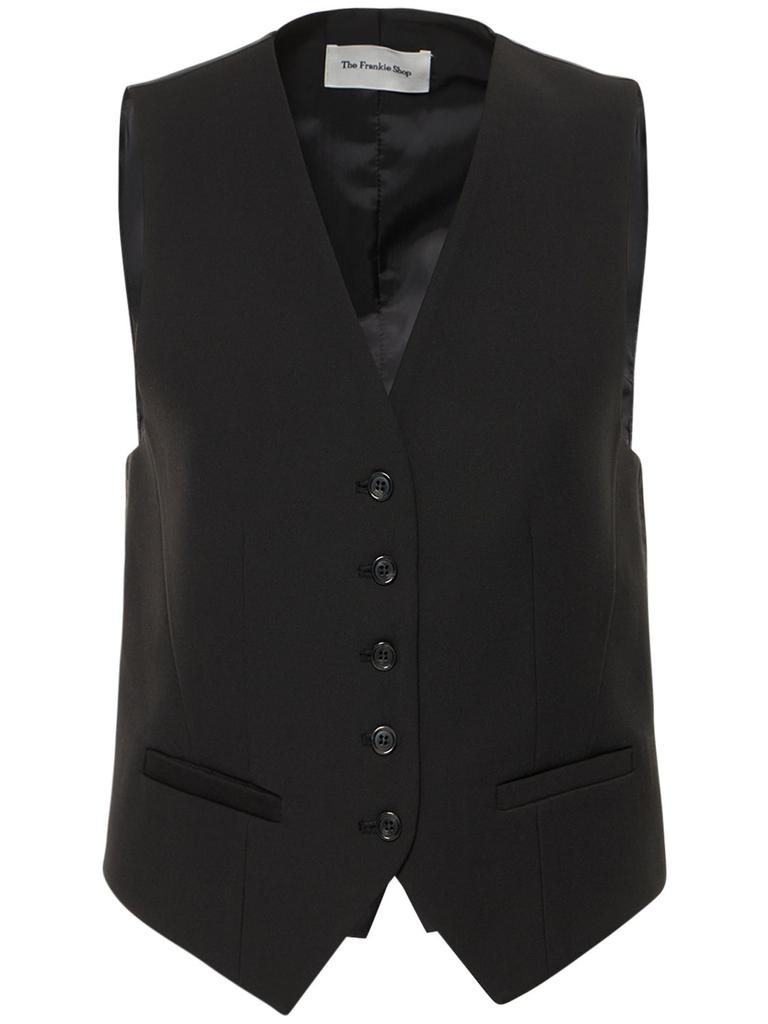 The Frankie Shop Gelso Lyocell Blend Waistcoat