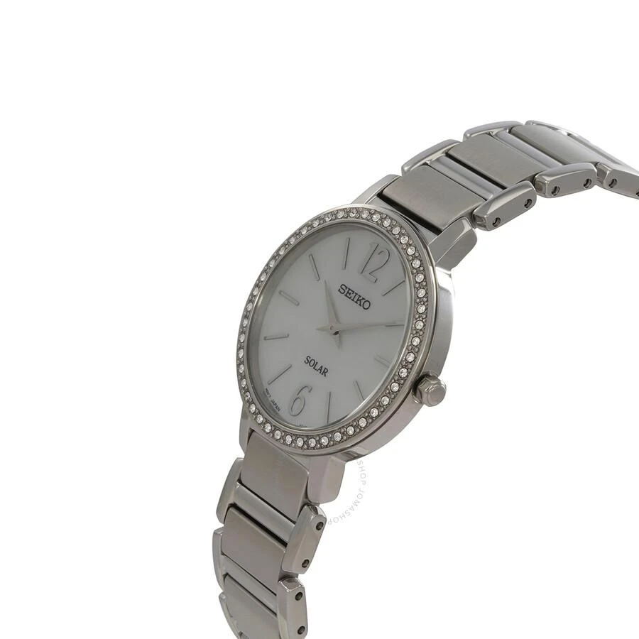 Seiko Solar Mother of Pearl Dial Ladies Watch SUP467 2